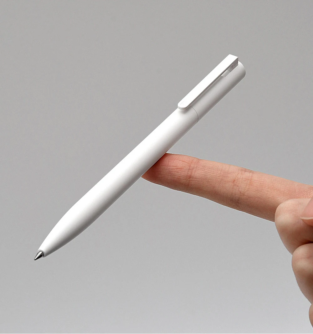 Новейшая Xiaomi Mijia 10 шт. гелевые ручки без крышки черная чернильная письменная ручка белая PREMEC гладкая швейцарская заправка MiKuni Япония чернил черный