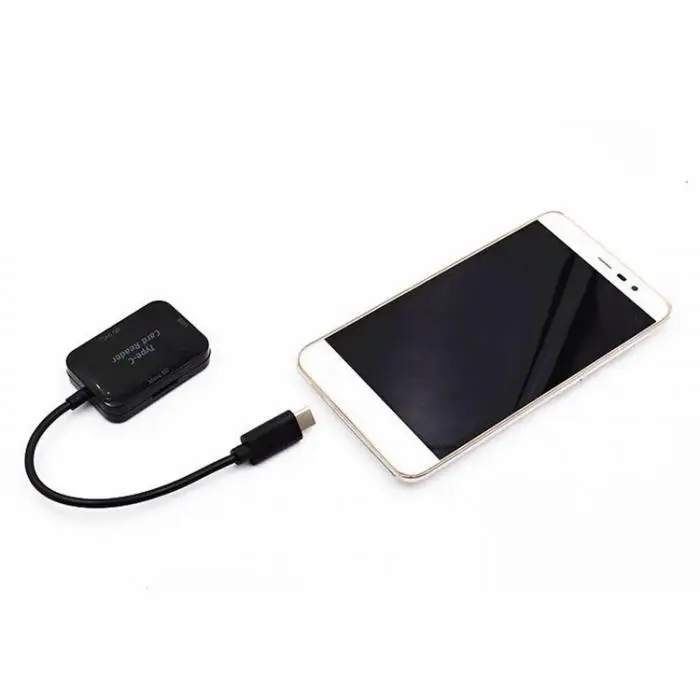 USB 3,1 type C к USB 2,0 концентратор SD TF карта памяти ридер + OTG адаптер для Macbook PC ND998