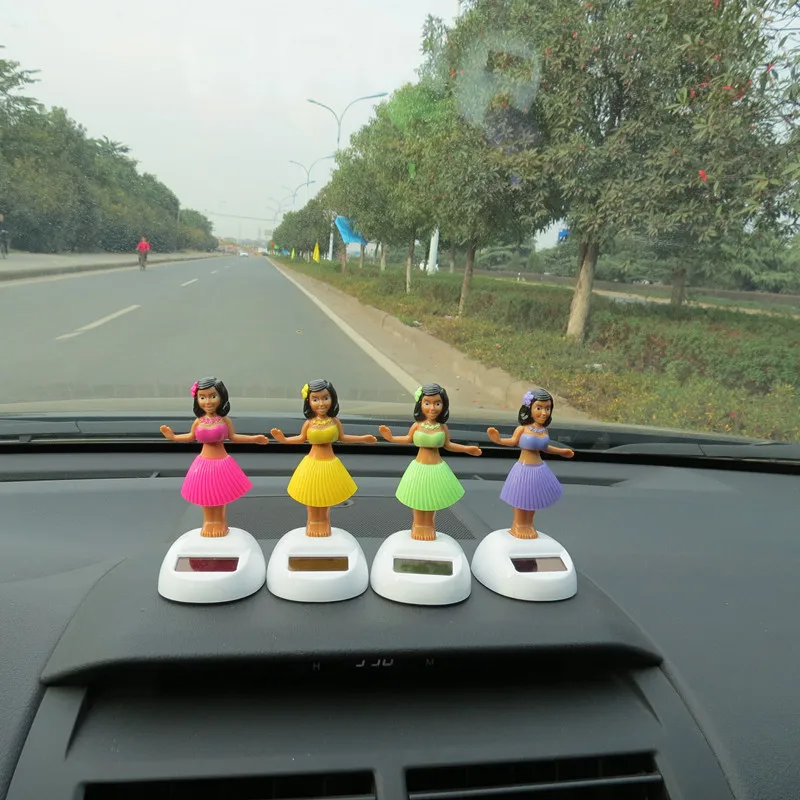 OHANEE Twisted ass beautiful hula girl Solar Doll car ornament Shake Doll Dance pendant decoration accessories