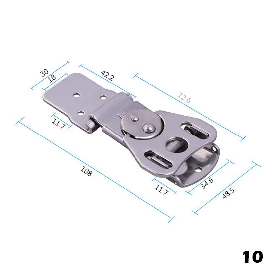 Бесплатная доставка металлический засов крепление ласточкин хвост багажный замок промышленный крепежный мешок оборудование