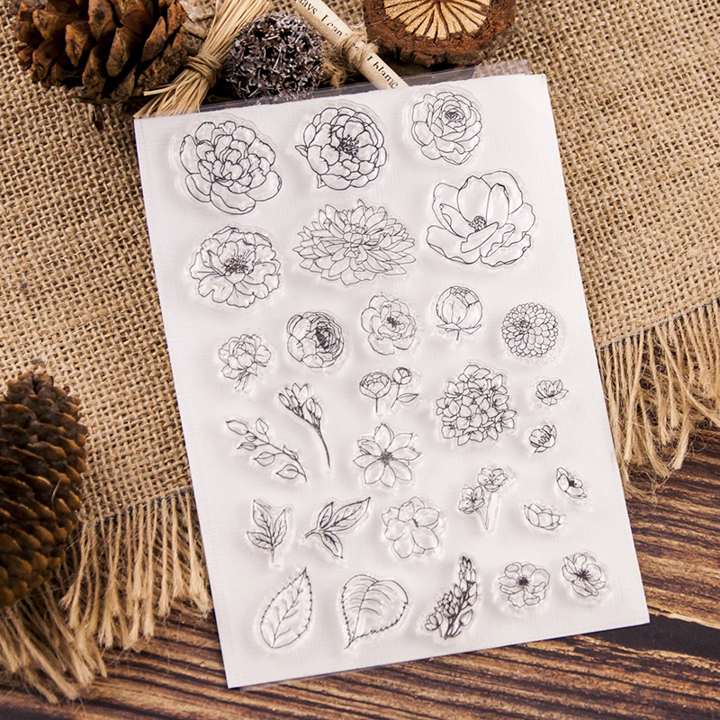 

background Clear Stamp/Seal for DIY scrapbooking/photo album Decorative clear stamp sheets A1883