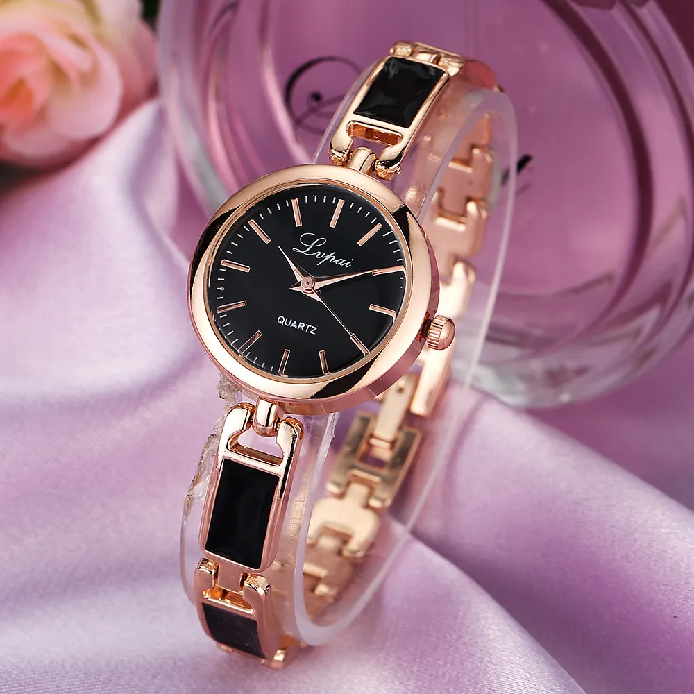 

Ladies Elegant Wrist Watch Women Stainless Steel Rhinestone Bracelet Analog Quartz Watch Women's Crystal Small Dial Watch Reloj
