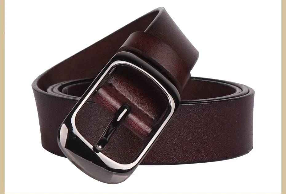 Women's strap casual all-match Women brief genuine leather belt women strap pure color belts Top quality jeans belt WH001 belts for dresses