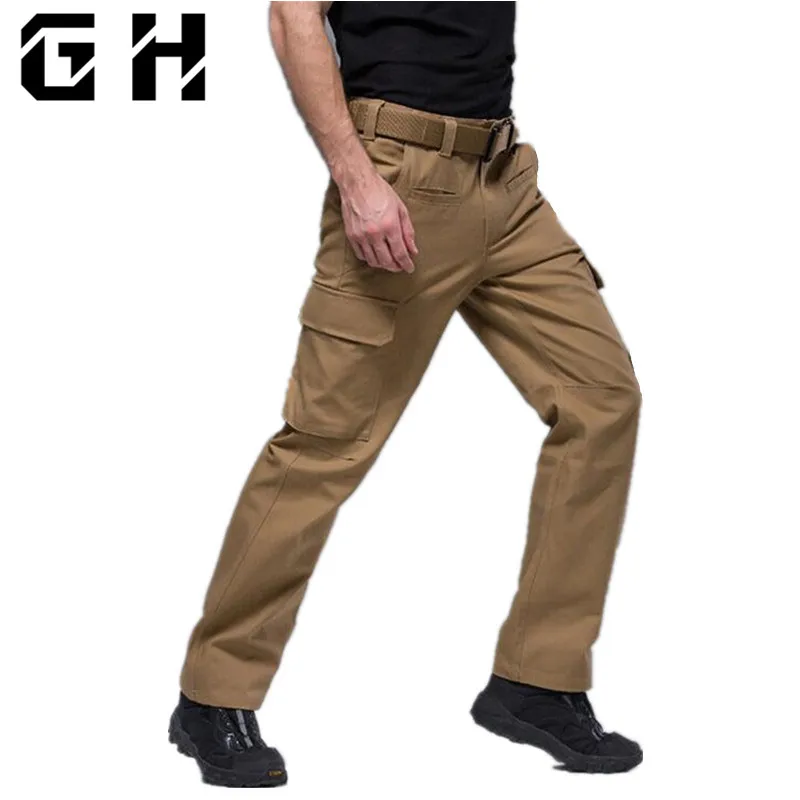 

Men Men Combat SWAT Pants 2017 High Quality Cotton Mens Cargo Pants Army Training Military Combat Tactical Pants Size 29-35