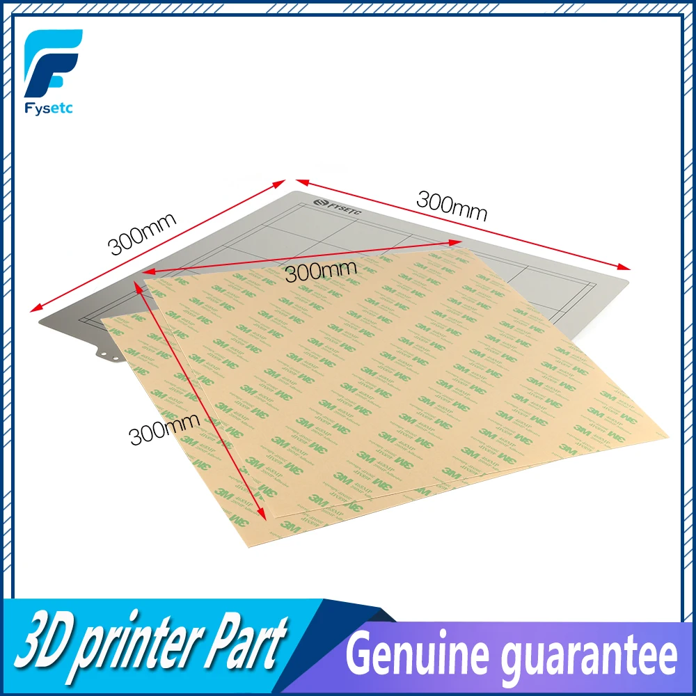 Пружинный стальной лист Тепловая кровать платформа 3d принтер печать Buildplate+ 2pcs PEI лист для Creality Ender-3 TEVO Tornado Lulzbot