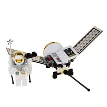 BOHS Pequeno Astronauta Dragonfly Satélite Modelos & Toy Building Blocos de Plástico Crianças DIY