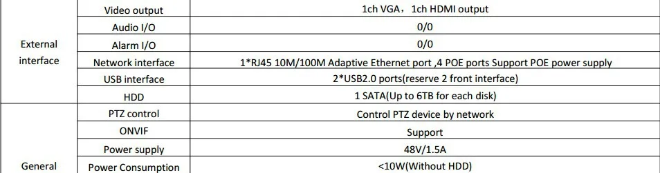 FULL HD 48 В PoE NVR 4 канала 1080 P IEEE802.3af безопасности NVR PoE коммутатор внутри ONVIF XMEYE 4CH PoE видеонаблюдения NVR 1080 P