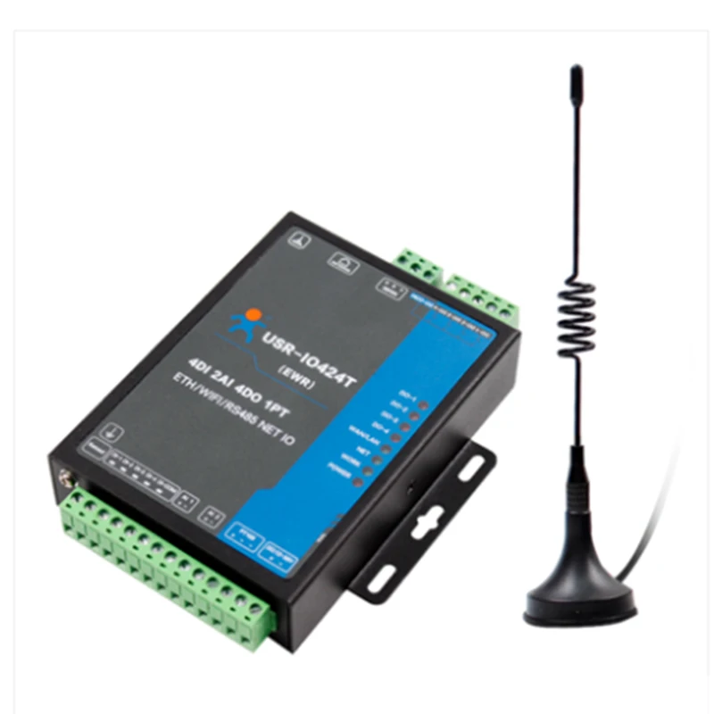 RS485/ Ethernet/WIFI IO controller with 4 input and output channels