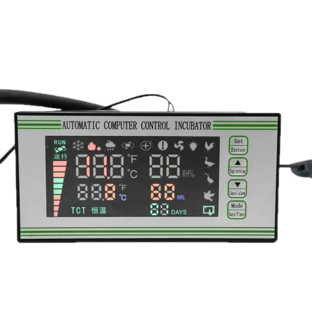 hygrostat controle automático completo com sensor de temperatura e umidade sonda