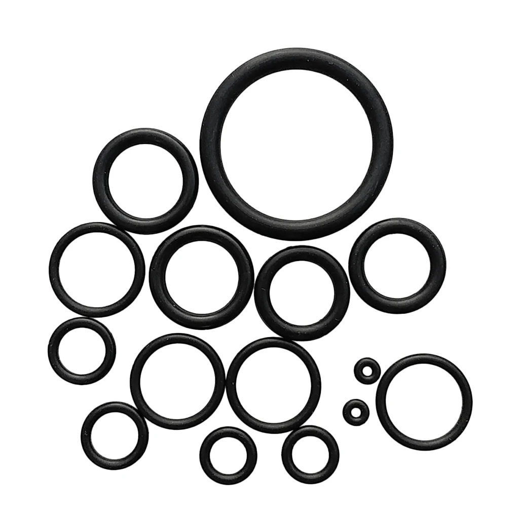 15pcs Scuba Diving O Ring Kit for Dive Tank Hose Gauge Gear Underwater Camera Repair Replacement Accessories