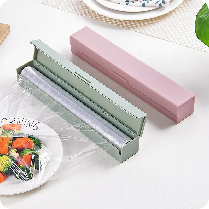 Refillable Plastic Wrap Dispenser Slide Cutter Best Plastic Wrap Dispenser Cutter Plastic