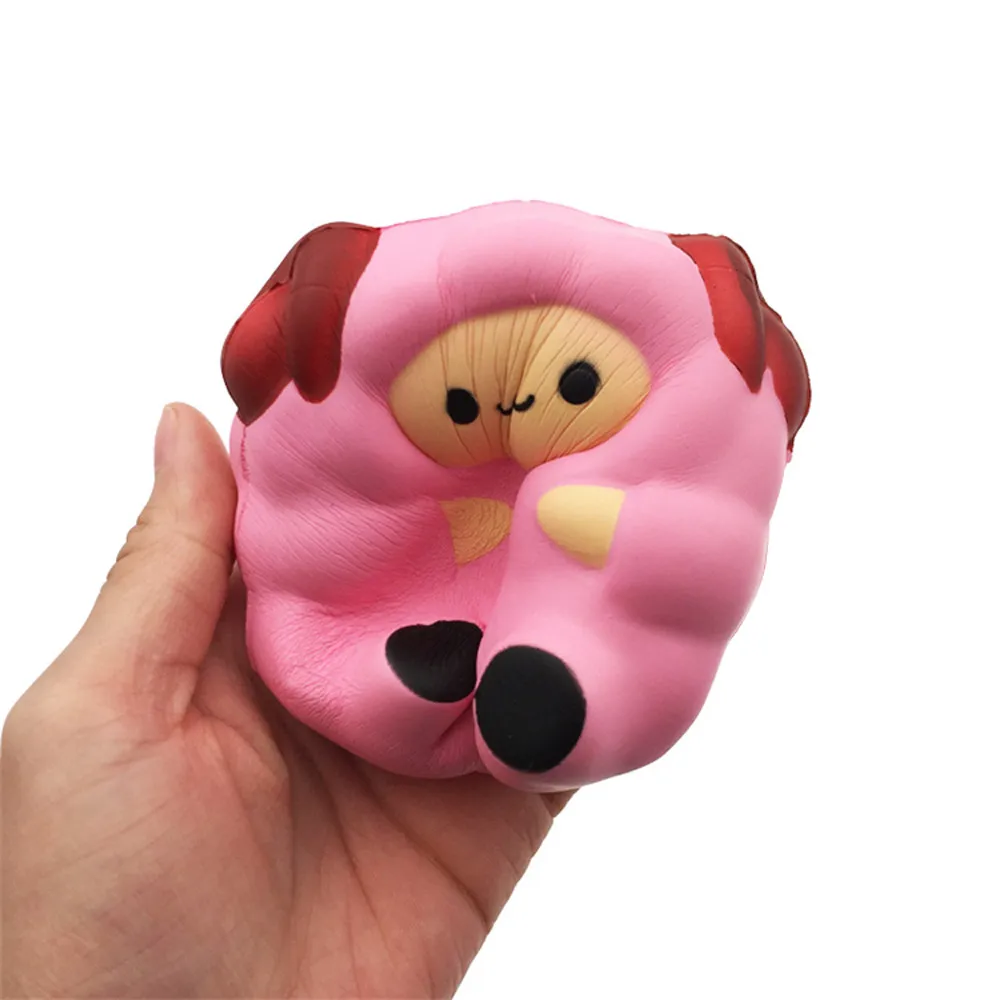 Squishi Kawaii Animales Silicone Toy Squishy Sheep Cream Scented Toy Slow Rising Stress Relief Kids Squeeze Toy Cute Gifts 25-30