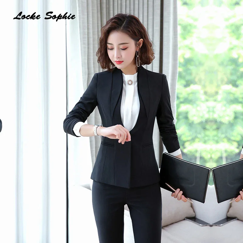 1pcs Women Plus size Blazers coats 2019 Autumn cotton blend Single button V-neck Small Suits jackets ladies Skinny Blazers Suits