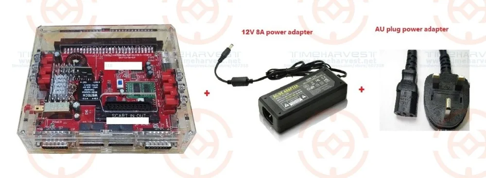 Плата преобразователя JAMMA CBOX на Saturn DB15P джойстик SNK SS геймпад с SCART выходом для