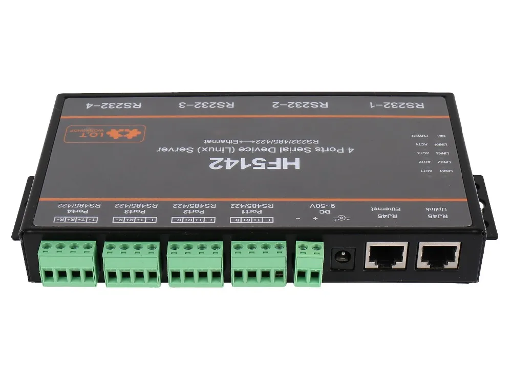 Официальный промышленный HF5142B 4 портовый RJ45 RS232/485/422 серия в Ethernet бесплатное RTOS