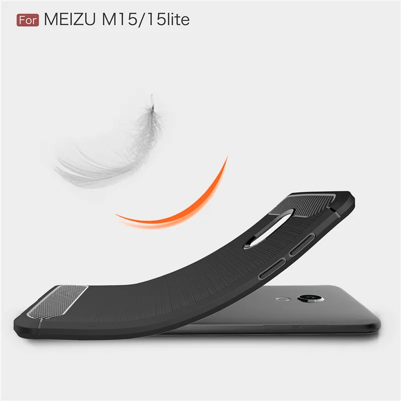 Чехол для Meizu MeiLan Note E2 E3 M5 M6 Примечание из фибры ТПУ мягкий чехол m5s M6s PRO 7 15 плюс M15