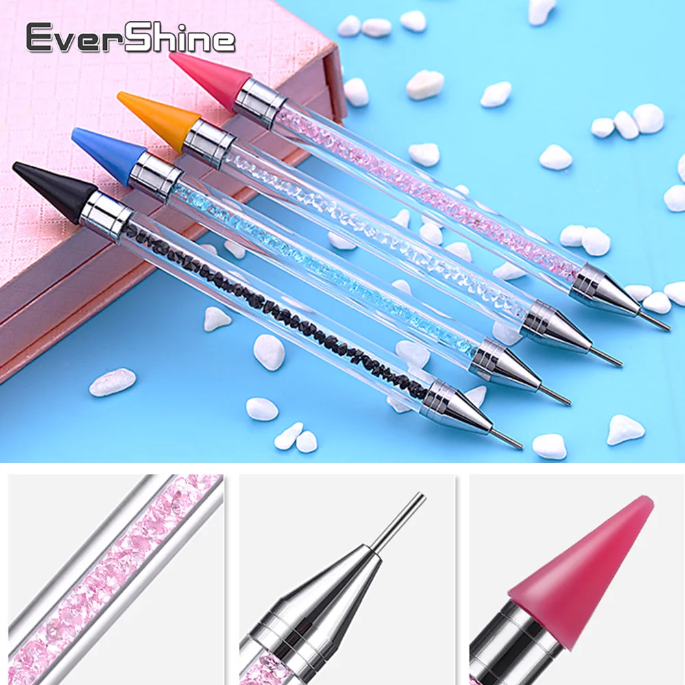 

EverShine Diamond Painting Accessories Pen Diamond Mosaic Rhinestones Pictures Double Head Diamond Embroidery Point Drill Pen