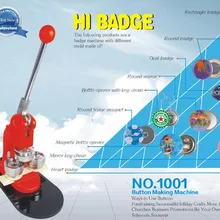 Кнопочный аппарат по изготовлению бэджей с диаметром 32 мм