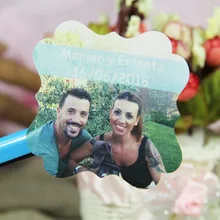 Персонализированные Свадебные Стикеры s пользовательские фото Стикеры ваши имена и дата Свадебная наклейка обручальное Юбилейная Вечеринка выступление этикетки