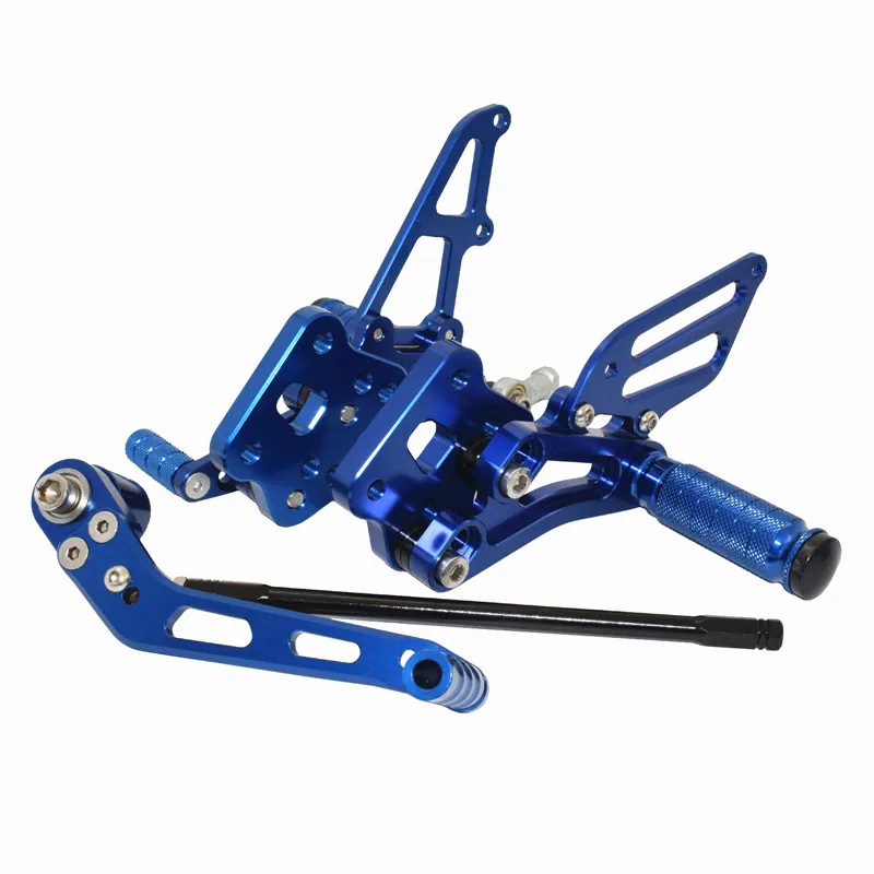 Waase для Suzuki GSXR600 GSXR750 GSXR 600 750 2006 2007 2008 2009 2010 Регулируемый наездник задние комплекты Rearset Подножка для валик для ног