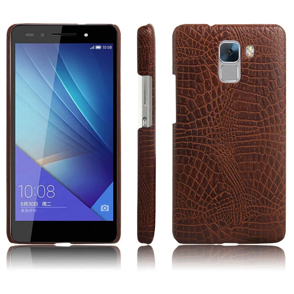Новый роскошный чехол SUBIN из искусственной кожи крокодила для Huawei honor 7 PLK-TL01H 5 2