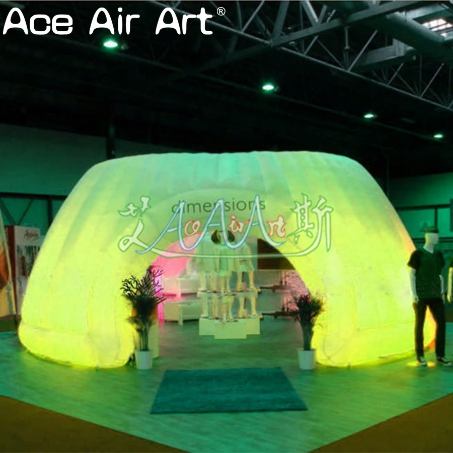  Led lighting marquee inflatable office tentinflatable office structure tent for product display