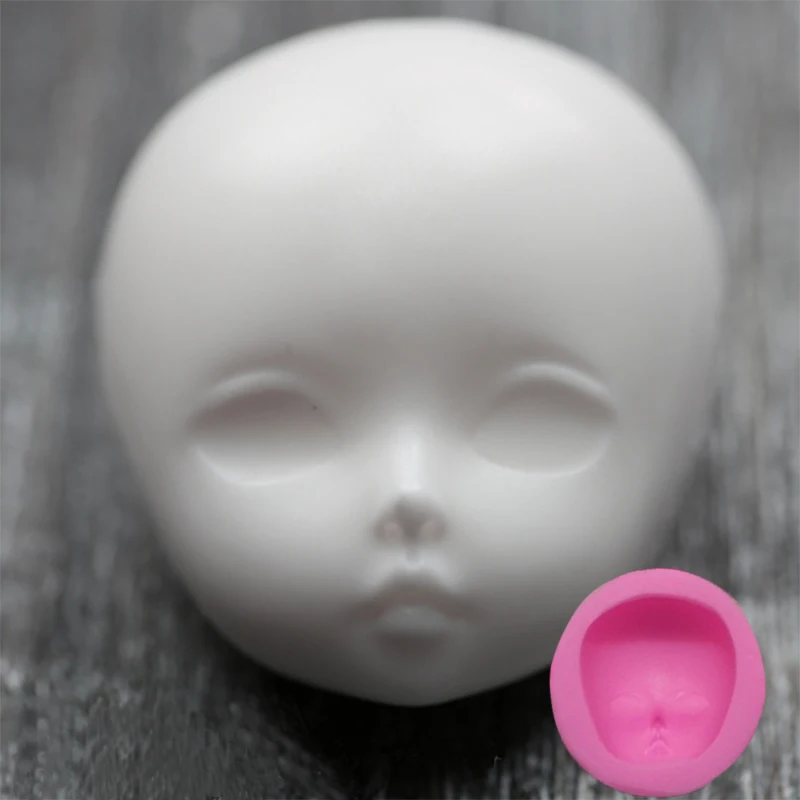 

Yueyue Sugarcraft 1 pc the face silicone cake mold fondant mold cake decorating tools chocolate gumpaste mold CK-SM-024