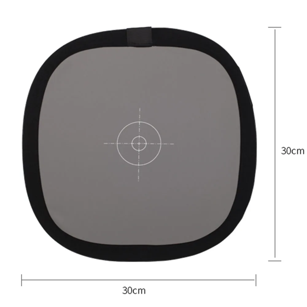 12 ''дюймов 30 см 18% 2в1 камера серая карта отражатель баланс белого Двусторонняя фокусировочная плата+ сумка для переноски для Canon Nikon sony
