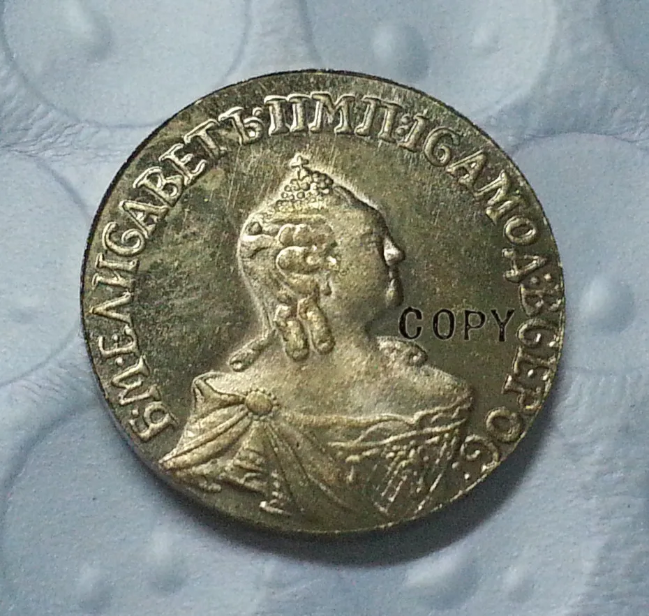 

1756 RUSSIA ROUBLES GOLD copy coins commemorative coins-replica coins medal coins collectibles badge