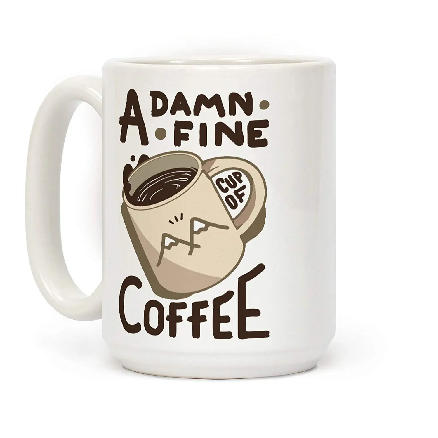 

Twin Peaks Coffee White 11 Ounce Ceramic Coffee Mug