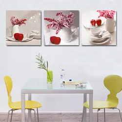 Изображение фруктов Кухня холст фотографии абстрактная живопись маслом Модульная картина каллиграфия работа bilder современные стены