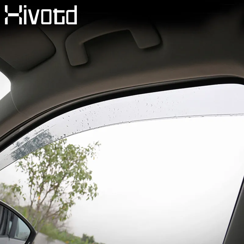 Hivotd для Toyota C-HR ЧР внешний ABS окно козырек боковое окно ВС дождевик украшения Щит Аксессуары для корпуса автомобильный-stying