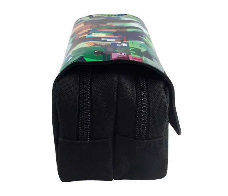 

Minecrafter Steve 3D Print Pencil Bag Coin Purse PU Fabric Super Big Capacity School Supplies Stationery Kids Party Gift