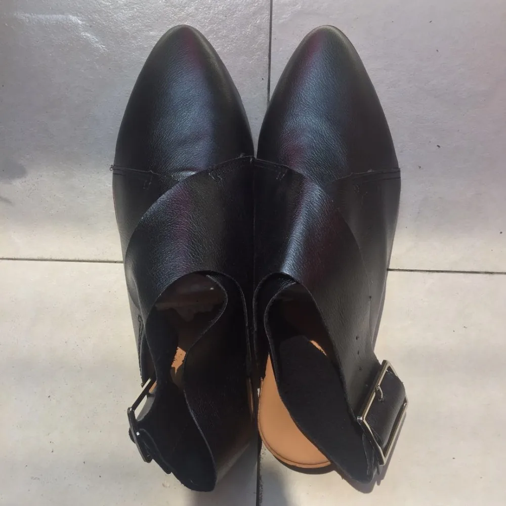 Zanpace/Летняя женская обувь; винтажные повседневные женские сандалии-гладиаторы; большие размеры 35-43; Низкие кожаные сандалии; пляжная обувь для женщин