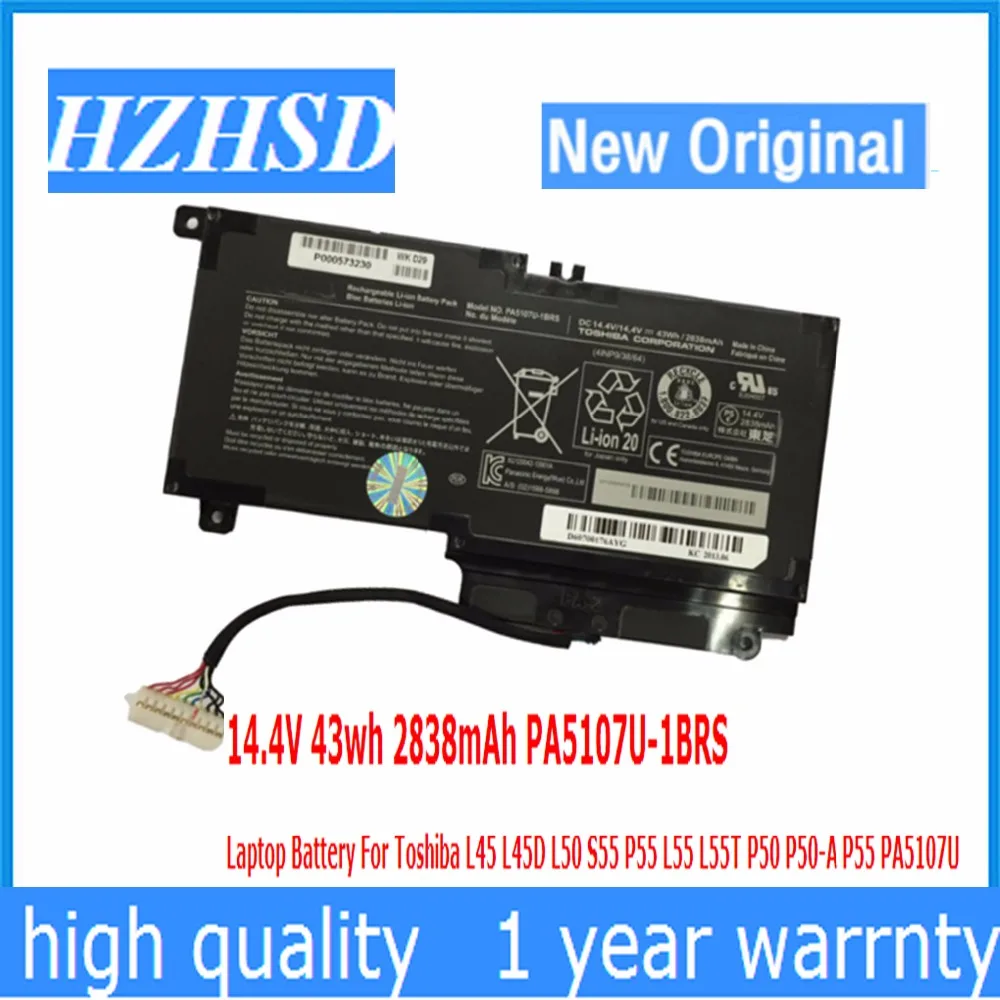 Новинка оригинальный аккумулятор для ноутбука Toshiba L45 L45D L50 S55 P55 L55 L55T P50 14 4 В 43wh 2838