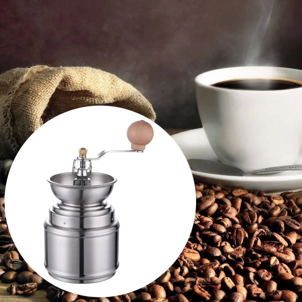Stainless Steel Manual Coffee Grinders Manual Coffee Bean Grinder Spice Pepper Burr Mill Kitchen Mini Manual Hand Coffee Grinder цена Stainless Steel Manual Coffee Grinders Manual Coffee Bean Grinder Spice Pepper Burr Mill Kitchen Mini Manual Hand Coffee Grinder цены онлайн