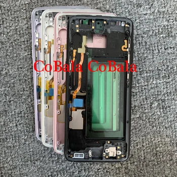 

10Pcs Signal Boost Stonger Golden Pin Print Bezel For Samsung Galaxy S8 G950 G950F S8 Plus G955 G955F Housing Middle Frame Plate