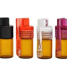 Оригинальная бутылка-снуд со складывающейся Ложка Крышка с трубкой, контейнер-пуля, 120 шт./лот