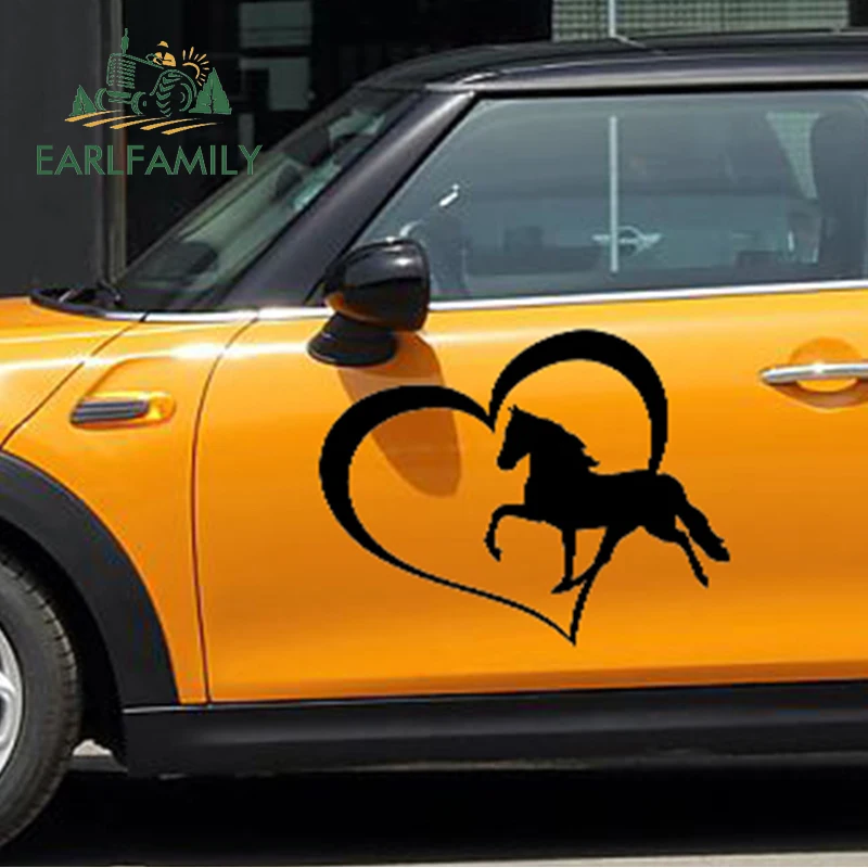 EARLFAMILY 58 см x 46 4 2x лошадь сердце (по одному для каждой стороны) Автомобильная