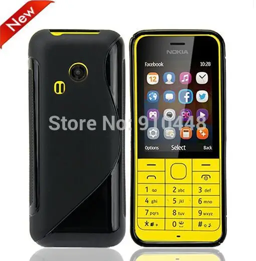 

For Nokia 220 Case Candy Color Soft Silicone TPU S Line Gel Back Cover Case for Nokia 220 Cover with Earphone Dust Plug
