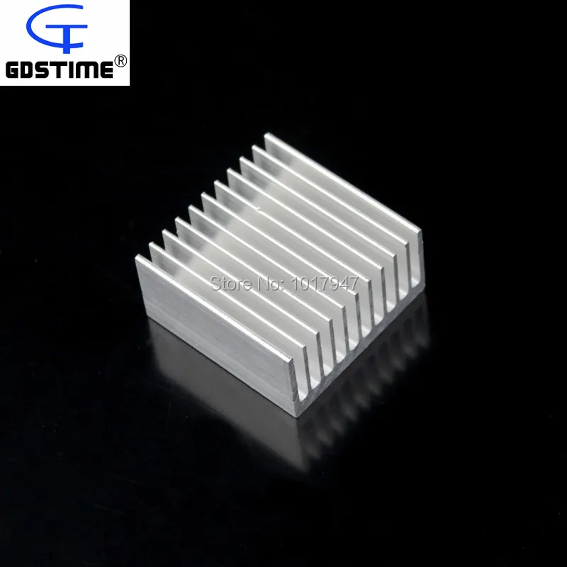 5Pieces lot 40x40x20mm Thermal Adhesive Pad Extrude Aluminium Heat Sink