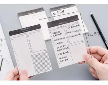 

Mini memo pad planner sticky notes Business notebook Cute post it paper Label Sticker Scrapbooking escolar Stationery