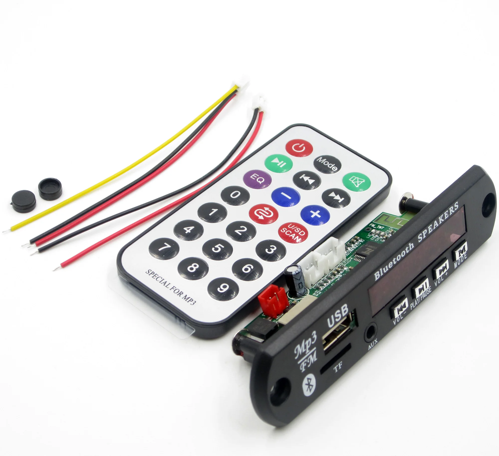 Wireless Bluetooth 12V MP3 WMA Decoder Board Audio Module USB Radio Car
