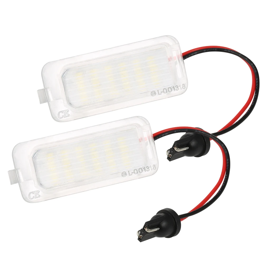 jaguar xf led number plate lights