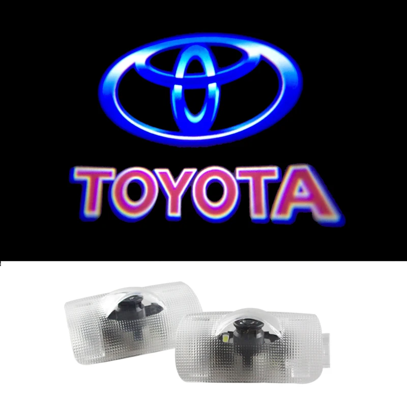 2X LED Car Door Lights for TOYOTA Crown Prado Reiz Camry Perius