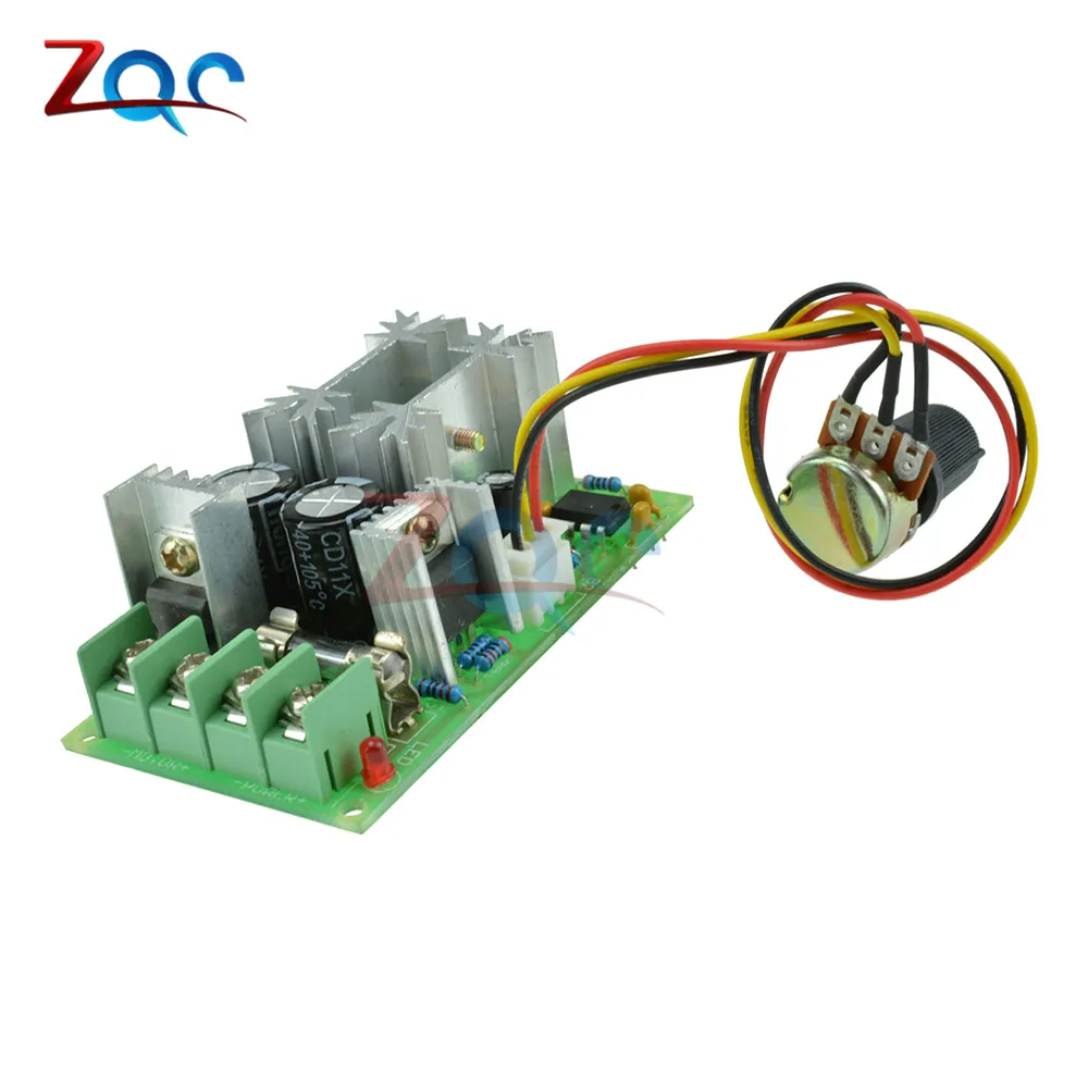 DC 10 60V 20A 1200W PWM двигатель переключатель регулятора скорости ток Напряжение