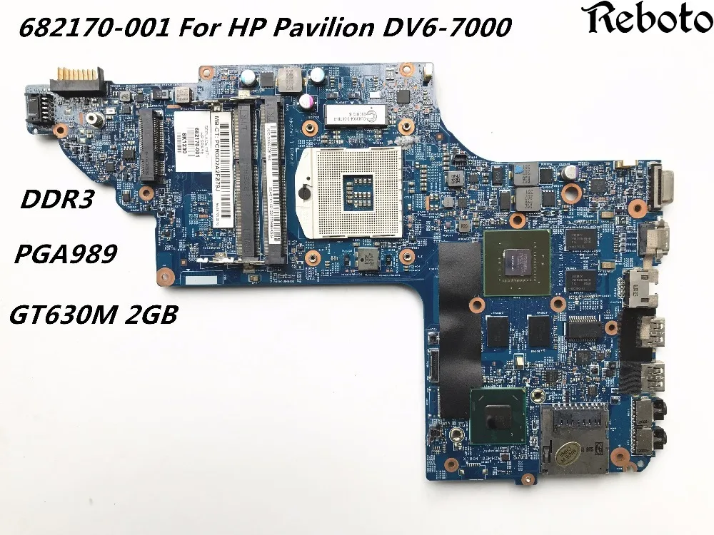 Материнская плата для ноутбука HP высокое качество материнская DDR3 PGA989 682170 001