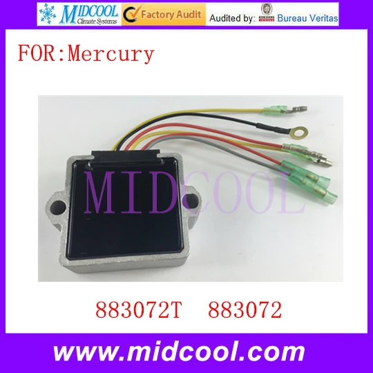 Регулятор напряжения Выпрямитель 6 проводов OEM 883072 T 883072 для Меркурий Маринер подвесной