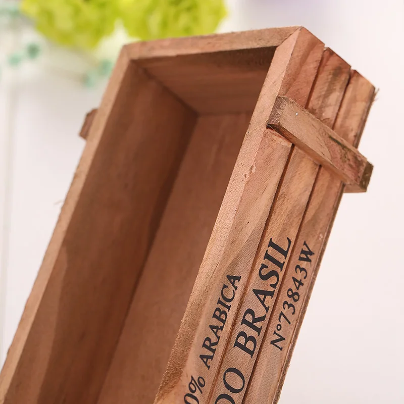 1 шт. 22*9*4 см Деревянный желтый старинный деревянный стол Контейнер для мелочей коробка для хранения для дома подарки для офиса деревянная коробка для хранения украшения дома