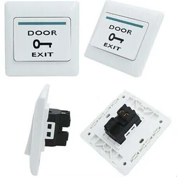 

10pcs Access Switch Out Button Switch Normally Open Access Door Button Doorbell